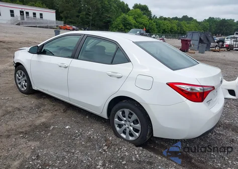 2016 Toyota Corolla L from USA, damaged, VIN 5YFBURHEXGP460171